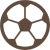 サッカーボールのアイコン